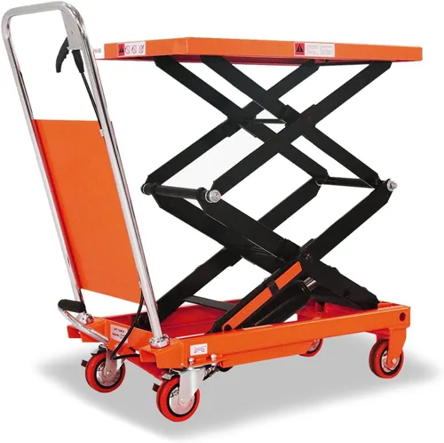 Vista 13 de Tory Carrier - Tijera hidráulica de capacidad de 1760 libras, carrito de mesa elevadora de 39.4 pulgadas, altura de elevación, mesa de elevación