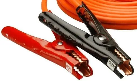 Vista 2 de Coleman Cable 08566 - Cables de refuerzo resistentes calibre 6 (16 pies)