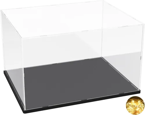 Vista 9 de DuvinDD Vitrina de acrílico para Lego Flowers Plum Blossom 10369 Lego Botanicals Lucky Bamboo 10344 Coleccionables, caja de exhibición transparente