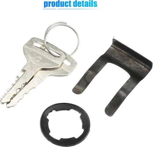 Vista 8 de X AUTOHAUX 1 juego de cilindros de cerradura de puerta con llaves para Toyota Land Cruiser 1975 1976 1977 1978 1979 1980 1981 1982 1983 6 cilindros