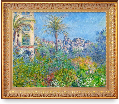 Vista 280 de A&T ARTWORK Antibes Seen from The Salis Gardens de Claude Monet Las Obras de Arte Clásico Mundial Reproducciones, Impresiones de Arte en Lienzo