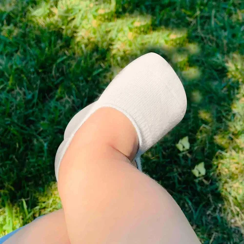 Vista 3 de Calcetines invisibles para bebés, 6 pares, calcetines para recién nacidos, algodón antialérgico, calcetines tobilleros de corte bajo para niños