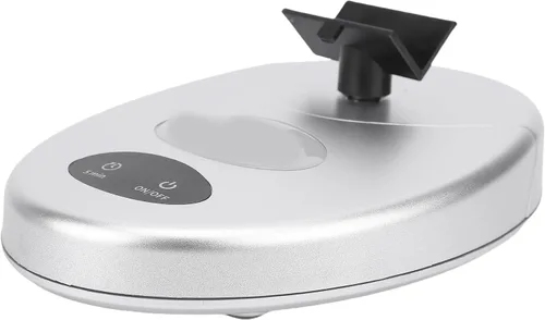 Vista 4 de ZJchao Nail Polish Shaker Mixer with 5 Minute Timer Powerful Vibration Portable Liquid Gel Polish Bottle Shaking Machine for Salon Home Silver