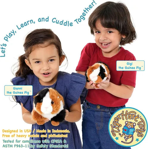 Vista 6 de TigerHart Gigi The Guinea Pig - Peluche de 6 pulgadas