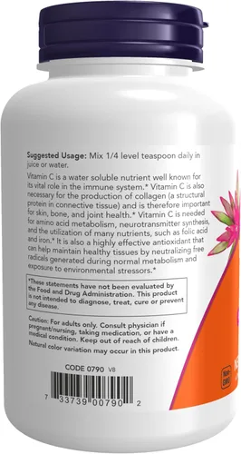 Vista 3 de Cristales de vitamina C, 100 % ácido ascórbico, polvo puro, B001F0QVXY, 8 onzas, 1, 1