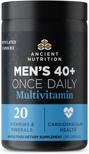Vista 8 de Ancient Nutrition, Multivitamínico para hombre 40 Plus 3 días, 90