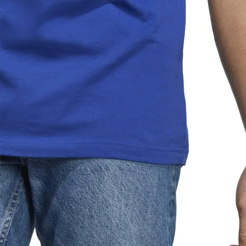 Vista 3 de adidas Camiseta básica con logotipo bordado lineal para hombre