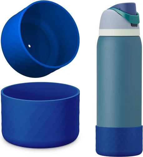 Vista 18 de Protector de Silicona para Botella de Agua Owala, 2 Piezas Fundas Protectoras Antideslizantes para Botellas de Agua FreeSip/Twist/Flip, Sin BPA