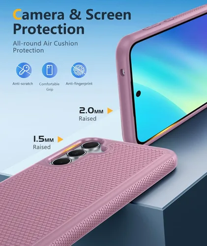 Vista 939 de FNTCASE Funda para iPhone 17 Pro: Fundas delgadas translúcidas de color azul claro compatibles con MagSafe, protección completa de la cámara