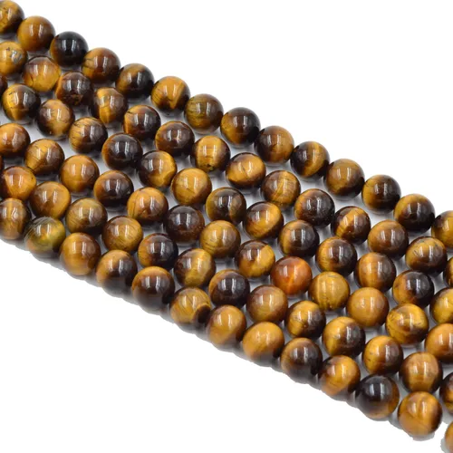 Vista 47 de 6mm Cuentas Redondas de Granate para Hacer Joyería DIY, Poder Curativo de Cristal, Piedras Preciosas Sueltas para Hacer Pulseras y Collares, Hilo