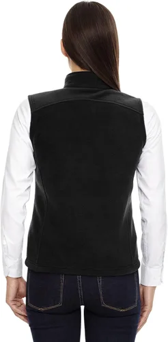 Vista 2 de Ash City Core 365 Journey - Chaleco de forro polar con cremallera para mujer, Negro
