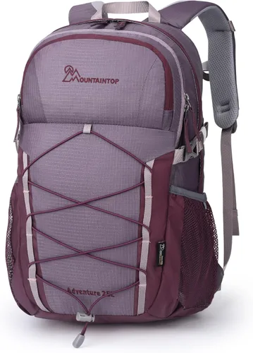 Vista 16 de MOUNTAINTOP Mochila de senderismo de 18L, mochila ligera para exteriores Negro-18L