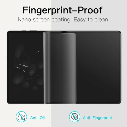 Vista 6 de JETech Protector de pantalla de papel para Samsung Galaxy Tab S10 Ultra/Tab S9 Ultra de 14.6 pulgadas, antirreflejo, película de PET mate