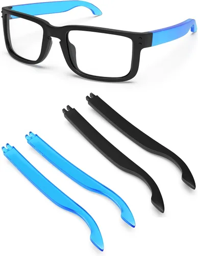 Vista 18 de Eye Opening Stuff Brazos de repuesto compatibles con gafas de sol Oakley Holbrook OO9102/Holbrook XL/Holbrook Asian Fit Negro claro