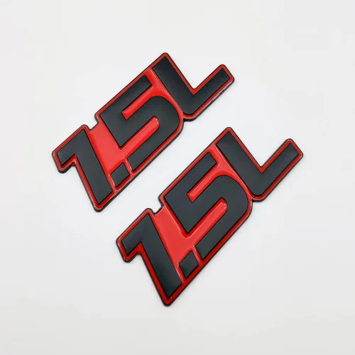 Vista 2 de 2 emblemas de metal con logotipo de 1.5 L de alta calidad 3D 1.5 insignias para guardabarros para puerta de automóvil, calcomanía de ala lateral