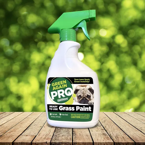 Vista 3 de Pintura para césped y césped premezclada, todo el colorante natural para césped apto para mascotas vuelve verde nuevamente con aplicación ecológica