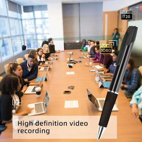 Vista 4 de Mini cámara espía pluma oculta HD1080p 64GB memoria micro cámaras cuerpo botón camaras espias ocultas no WiFi necesidad pequeña cámara oculta cámara