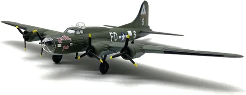 Vista 5 de DAGIJIRD B-17 Bomber 1/144 Escala Diecast Display Modelo Fighter Militar Avión Modelo con Soporte para Colección Regalo