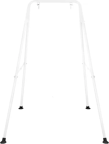 Vista 8 de Soporte de columpio para bebé, marco de columpio plegable para bebé, juego de columpio de metal resistente con marco en A para la mayoría