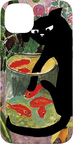 Vista 15 de Matisse's Goldfish and A Cat Case for iPhone 17