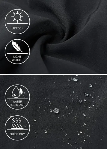 Vista 4 de Libin Pantalones deportivos ligeros para hombre, de secado rápido, para senderismo, correr, entrenamiento, atletismo, viajes, uso casual, al aire