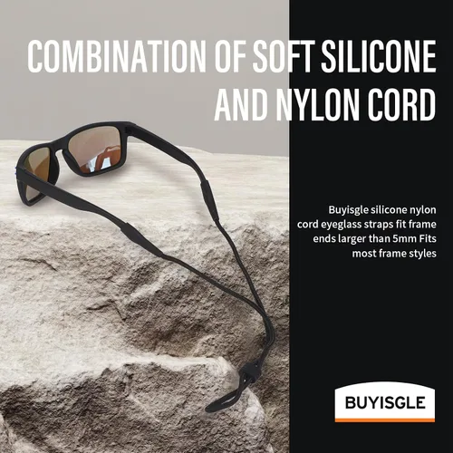 Vista 2 de Buyisgle Correa para Gafas de Niños 4 PCS - Cordones de Correas para Gafas de Sol para Niños Pequeños y Niñas - Soportes para Anteojos Alrededor
