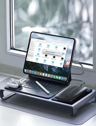 Vista 7 de XAOSUN Adaptador USB C de 90 grados, ángulo recto, 240 W, 40 Gbps, conector USB tipo C Thunderbolt 4 para MacBook, teléfono, Rog Ally, Steam Deck