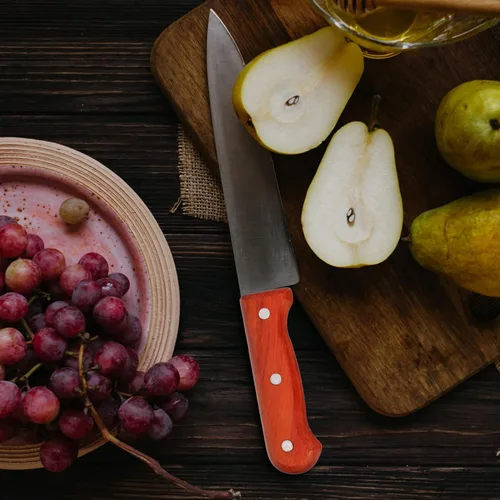 Vista 8 de Hemoton Mango de madera, 2 juegos de mango de cocina, herramienta multifunción, cortador de cocina, cortador de repuesto, agarre universal