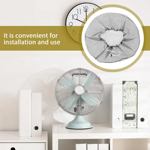 Vista 9 de Hemoton Cubierta protectora de ventilador eléctrico de 18 pulgadas, protector de seguridad de malla para protección de dedos de bebé, pantalla