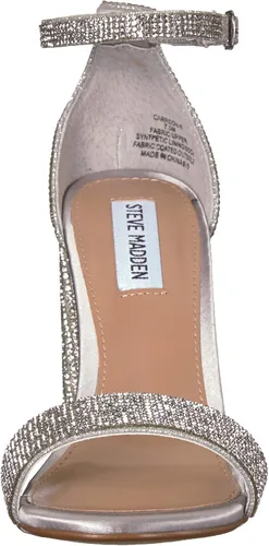 Vista 2 de Steve Madden mujeres Carrson cuero puntera abierta ocasión especial correa de tobillo san