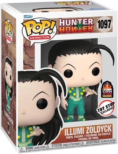 Vista 2 de Funko Pop! Animation: Hunter X Hunter - Illumi Zoldyck LACC/Toystop - Figura exclusiva de vinilo coleccionable