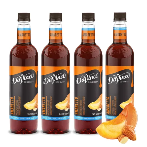 Vista 84 de DaVinci Gourmet - Jarabe de nueces de macadamia sin azúcar, 25.4 onzas líquidas (paquete de 4)