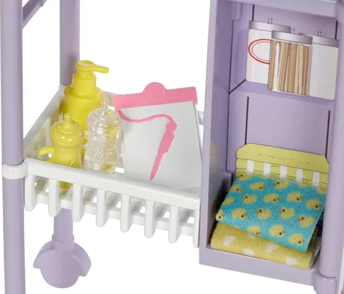 Vista 2 de Conjunto de la Barbie Doctora de Bebés.