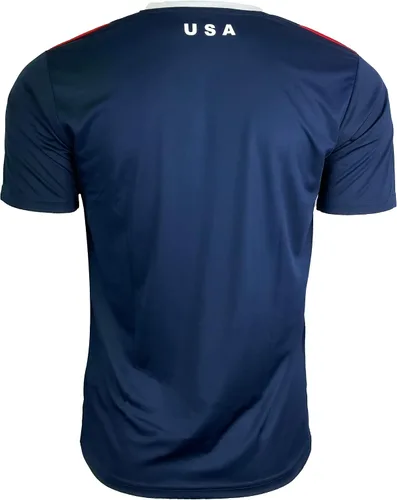 Vista 5 de Icon Sports Official Licensed US Soccer USMNT Youth Kids Game Day Shirts Athletic Active Training Game Tee Top
