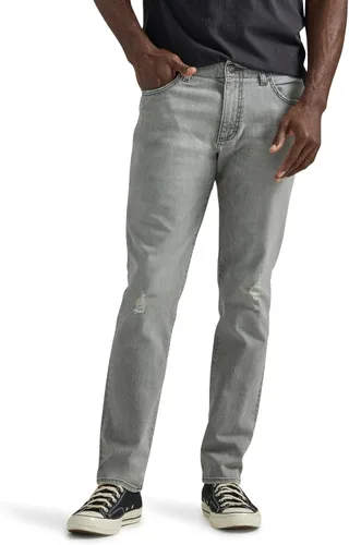 Vista 19 de Lee Extreme Motion - Jeans rectos cónicos para hombre Negro