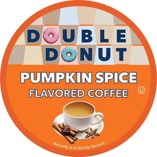 Vista 126 de Double Donut Coffee Cápsulas de Café Half Caff, Cápsulas de Café de Media Cafeína de Porción Individual para Cafeteras Keurig K Cup, Tostado Medio