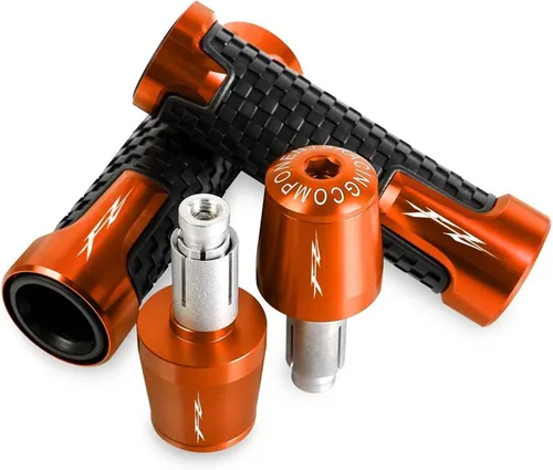 Vista 6 de Agarraderas de mango de motocicleta extremos de manillar de 7/8 pulgadas de gel de goma para Y&AMAHA FZ-07 2014-2016 FZ-09 2014-2016 FZ6R 2009-2015