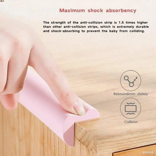 Vista 16 de Protectores de espuma compatibles con anclaje de pared para muebles, protectores de espuma para paredes, protectores de esquina con funciones