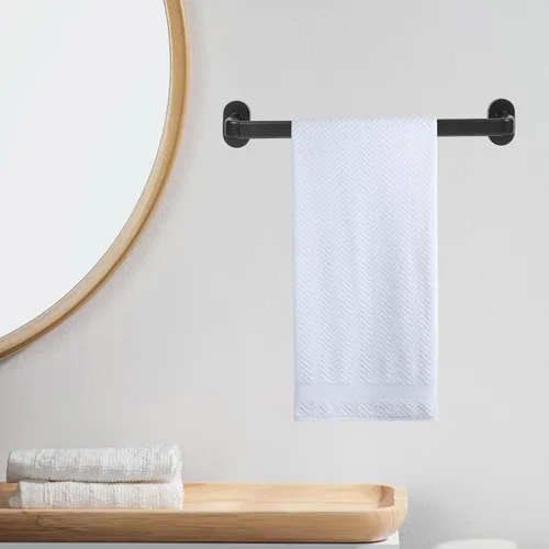 Vista 4 de NUOBESTY Toallero sin perforación, soporte de pared para baño, cocina, dormitorio, multiuso, ahorro de espacio, con acabado liso
