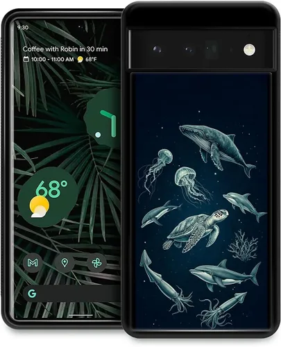 Vista 66 de CARLOCA Funda compatible con Google Pixel 4A 5G, diseño gráfico de moda, a prueba de golpes, antiarañazos, protección contra caídas, para Google