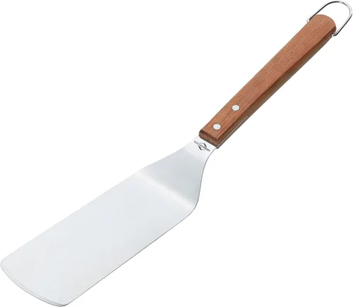 Vista 7 de Küchenprofi Cepillo de barbacoa de acero inoxidable – 17.7 pulgadas de largo, mango de palisandro – Cepillo de parrilla resistente y limpiador