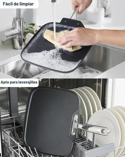 Vista 6 de Cooks - Sartén cuadrada estándar de 11 pulgadas, revestimiento