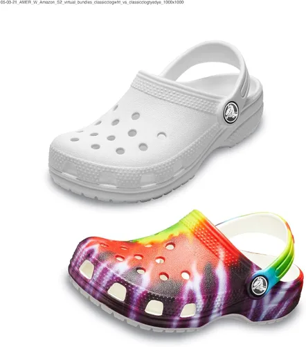 Vista 2 de Crocs Paquete de 2 zuecos clásicos para niños
