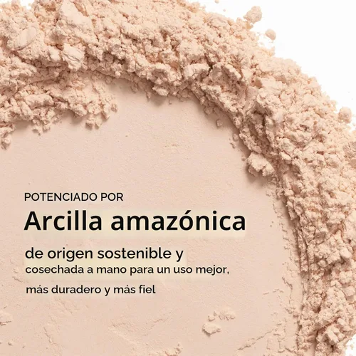 Vista 7 de tarte Base en polvo difuminante de arcilla amazónica foundation 12N neutro claro (piel clara con un equilibrio de matices cálidos y fríos)