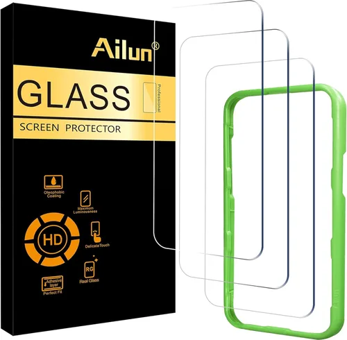 Vista 9 de Ailun - Protector de pantalla Apple iPhone 11 Pro/iPhone Xs/iPhone X, pantalla de 5.8 pulgadas, vidrio templado 2.5D, para la mayoría de las fundas