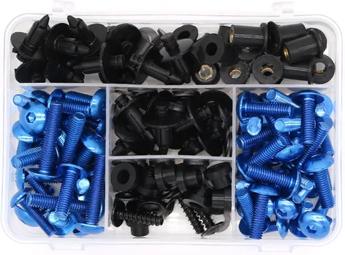 Vista 12 de Tornillos de carrocería para Kawasaki Z650 Z750 Z800 Z900 Z1000 Kit completo de pernos de carenado Clip de carenado Tornillos Tornillos Tornillos