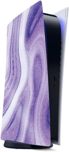 Vista 76 de MightySkins - Skin para juegos con purpurina brillante para PS5 y Playstation 5, ágata amatista, acabado duradero con purpurina de alto brillo