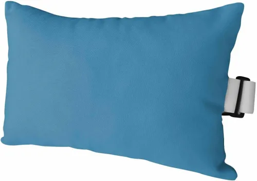 Vista 10 de Almohada para silla de playa para exteriores, color azul, para tumbona, almohada reclinable impermeable con banda elástica e insertos de almohada