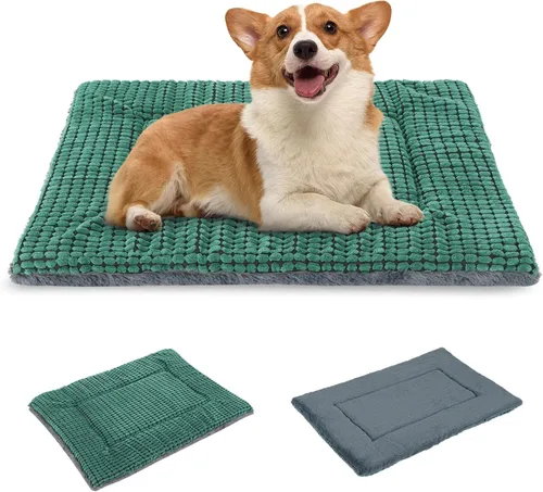 Vista 14 de BVAGSS Almohadilla Reversible para Jaula de Perro, Colchoneta de Cama para Mascotas de Espuma Viscoelástica, Colchón Suave y Cálido Lavable a