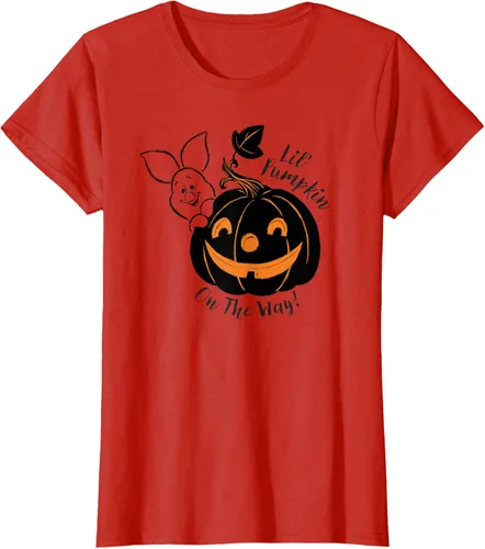 Vista 58 de Disney Camiseta de Halloween Winnie the Pooh Lil' Pumpkin on the Way, Blanco, S